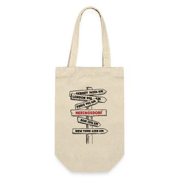 Heringsdorf Baltic Sea Resort Holiday Baltic Sea Island Usedom - Gift Bag for Bottles - nature - Front