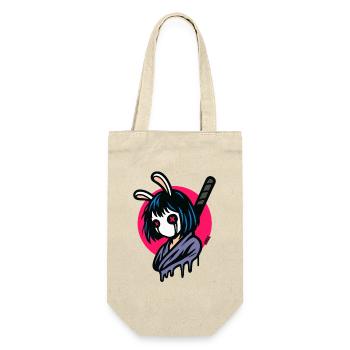 Bunny Masks Samurai Warrior - Gift Bag for Bottles - nature - Front