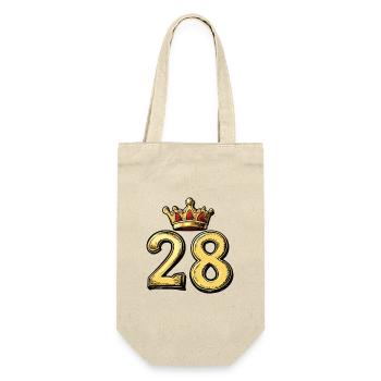 28 Nombre Couronne - Sac à bouteille - nature - Devant