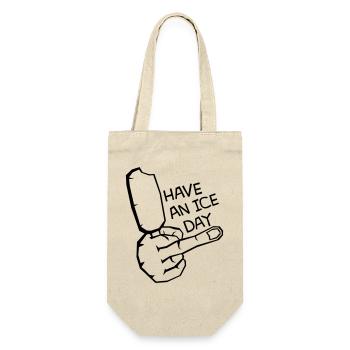 HAV E NICE DAY - Gift Bag for Bottles - nature - Front