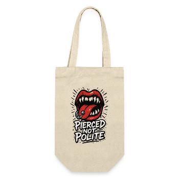 Piercing Addict Body Mod Enthusiast - Gift Bag for Bottles - nature - Front
