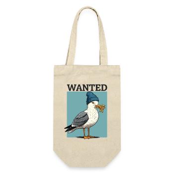 Mouette recherchée avec frites - Sac à bouteille - nature - Devant