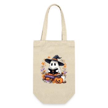 Livre magique d’Halloween Sorcière - Sac à bouteille - nature - Devant