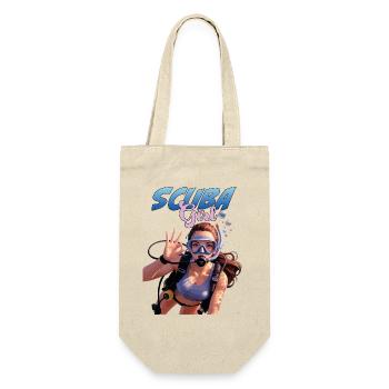 Scuba Girl Diver Design - Sac à bouteille - nature - Devant