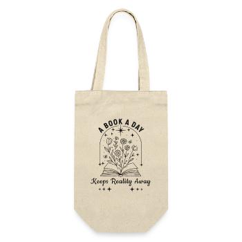 A Book A Day Reading Stars - Gift Bag for Bottles - nature - Front