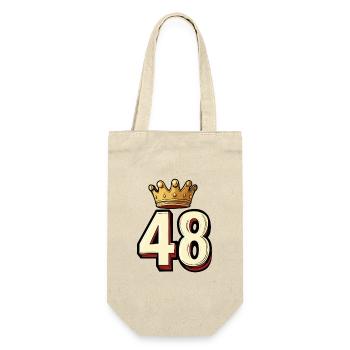 48 Number Crown - Gift Bag for Bottles - nature - Front