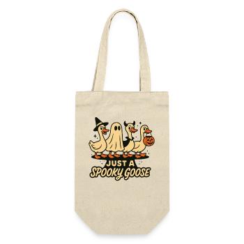 Just A Spooky Goose Halloween Party Fun - Gift Bag for Bottles - nature - Front