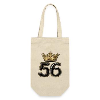 56 Nombre Couronne - Sac à bouteille - nature - Devant