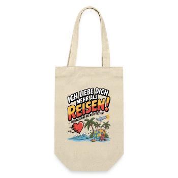 I love you more than traveling - Gift Bag for Bottles - nature - Front