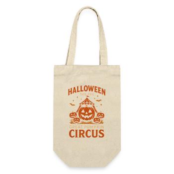Great Pumpkin Circus Halloween - Gift Bag for Bottles - nature - Front