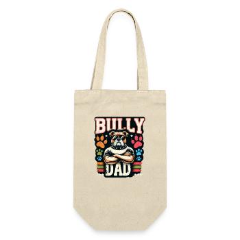 Dad Bold Bulldog Graphic - Gift Bag for Bottles - nature - Front