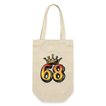 68 Nombre Couronne - Sac à bouteille - nature - Devant