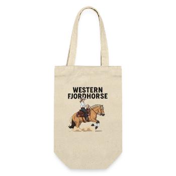 Western Fjord Horse Rider - Gift Bag for Bottles - nature - Front