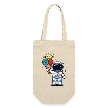 Astronaut Artwork Food Space Humor - Gift Bag for Bottles - nature - Front