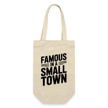 Famous in a Small Town - Gift Bag for Bottles - nature - Front