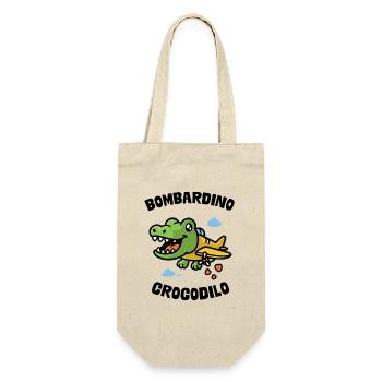 Bombardino crocodilo - Gift Bag for Bottles - nature - Front