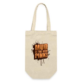 Mud is the new pink! Mud Run Muddy Race - Gift Bag for Bottles - nature - Front