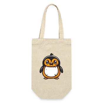 Pingouin Halloween Bande dessinée drôle - Sac à bouteille - nature - Devant