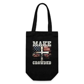 Make Heaven Crowded Kreuz Flagge Design - Geschenkbeutel für Flaschen - Schwarz - Vorne