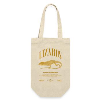 Cuban Knight Anole Reptile Keeper Lizard - Gift Bag for Bottles - nature - Front