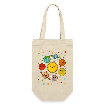 Spotty Solar System Tee - Gift Bag for Bottles - nature - Front