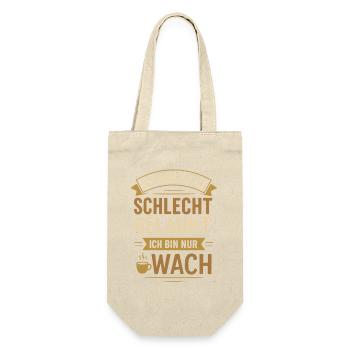 Je ne suis pas de mauvaise humeur, je suis juste réveillé - Sac à bouteille - nature - Devant
