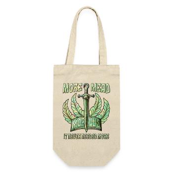 SWORD MORE MEAD IT NEVER NEEDED MORE - Gift Bag for Bottles - nature - Front