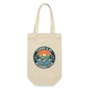 Fishing Retirement Humor Retiree - Gift Bag for Bottles - nature - Front