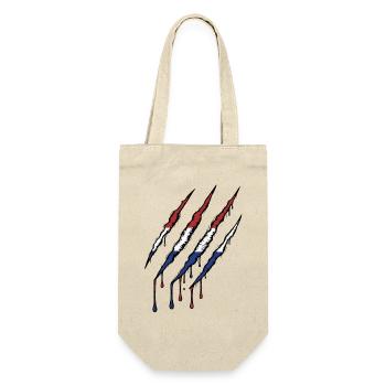 Netherlands Claw Holland Oranje Scratch Marks - Gift Bag for Bottles - nature - Front
