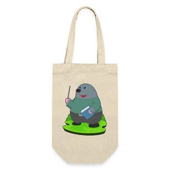 École de livres pour les enseignants de taupe - Sac à bouteille - nature - Devant