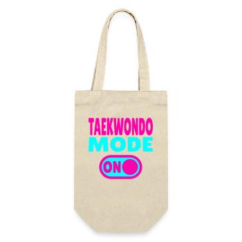 Mode Taekwondo activé – Puissance pour les amateurs d’arts martiaux - Sac à bouteille - nature - Devant