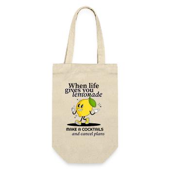 Quand la vie vous donne de la limonade, faites un cocktail - Sac à bouteille - nature - Devant