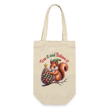 Chemise d’écureuil de Noël pour les amoureux des animaux - Sac à bouteille - nature - Devant