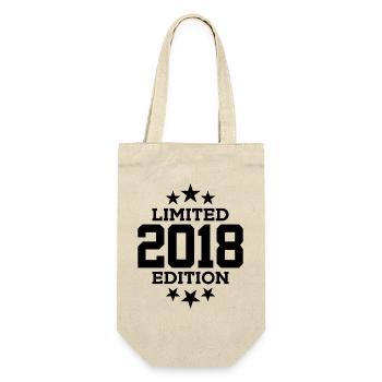 LIMITED EDITION 2018 8TH BIRTHDAY - Gift Bag for Bottles - nature - Front