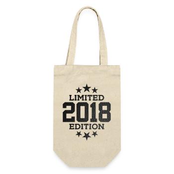LIMITED EDITION 2018 8TH BIRTHDAY - Gift Bag for Bottles - nature - Front