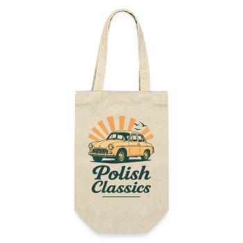 Polish Classic Mermaid Car Nostalgic Polish Pride - Gift Bag for Bottles - nature - Front