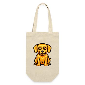 Golden Retriever Dog HalloweenFunny - Gift Bag for Bottles - nature - Front