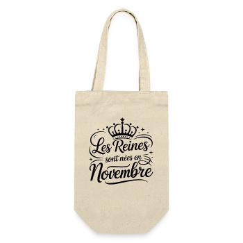 Les Reines sont nées en novembre Anniversaire - Sac à bouteille - nature - Devant