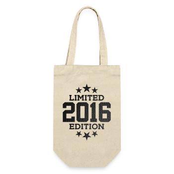 LIMITED EDITION 2016 10TH BIRTHDAY - Gift Bag for Bottles - nature - Front