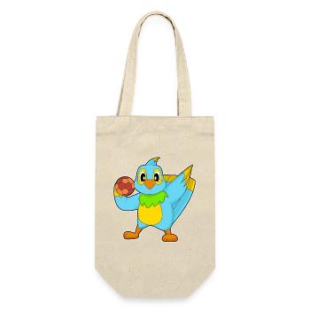 Perroquet Handball Joueur Handball - Sac à bouteille - nature - Devant