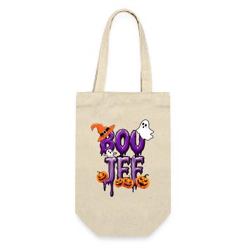 Funny Spooky Season Boujee Ghost Pumpkin Halloween - Gift Bag for Bottles - nature - Front