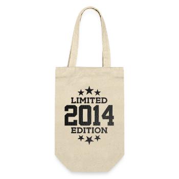 LIMITED EDITION 2014 12TH BIRTHDAY - Gift Bag for Bottles - nature - Front