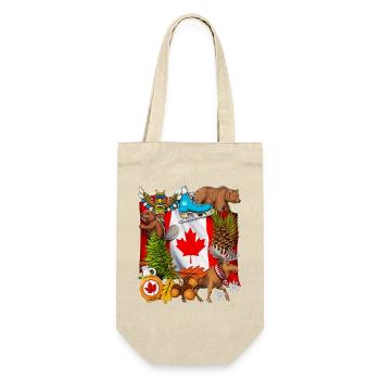 Canada Pride - Gift Bag for Bottles - nature - Front