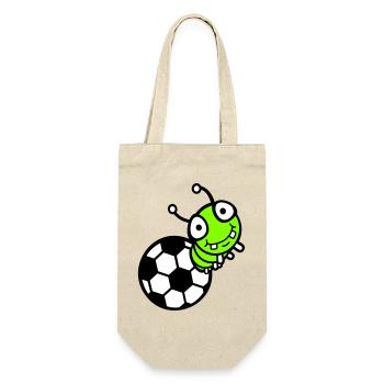 Chenille Football Trou Ballon Bande dessinée Drôle Mignon Sports Mignon - Sac à bouteille - nature - Devant