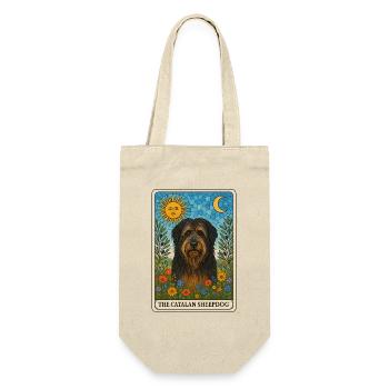 Soleil Lune Chien de berger catalan - Sac à bouteille - nature - Devant