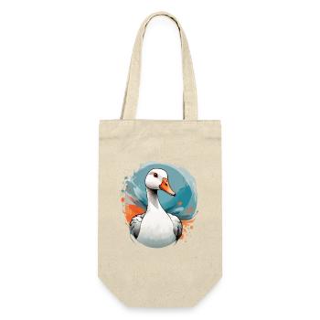 Canard dans un tourbillon de couleurs - Sac à bouteille - nature - Devant