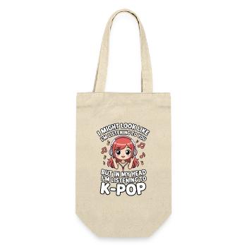 K-Pop Drôle Corée Musique Anime - Sac à bouteille - nature - Devant