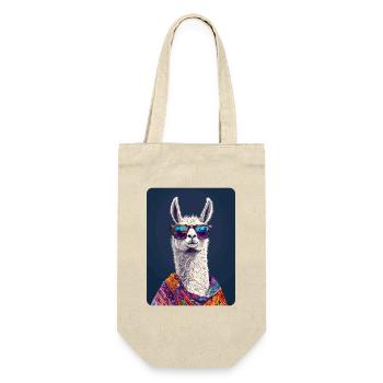 lama - Sac à bouteille - nature - Devant