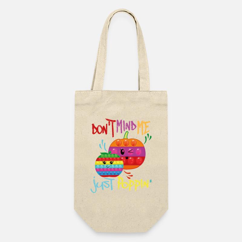 Don t Mind Me Just Poppin - Gift Bag for Bottles - nature