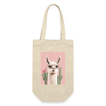 lama - Sac à bouteille - nature - Devant